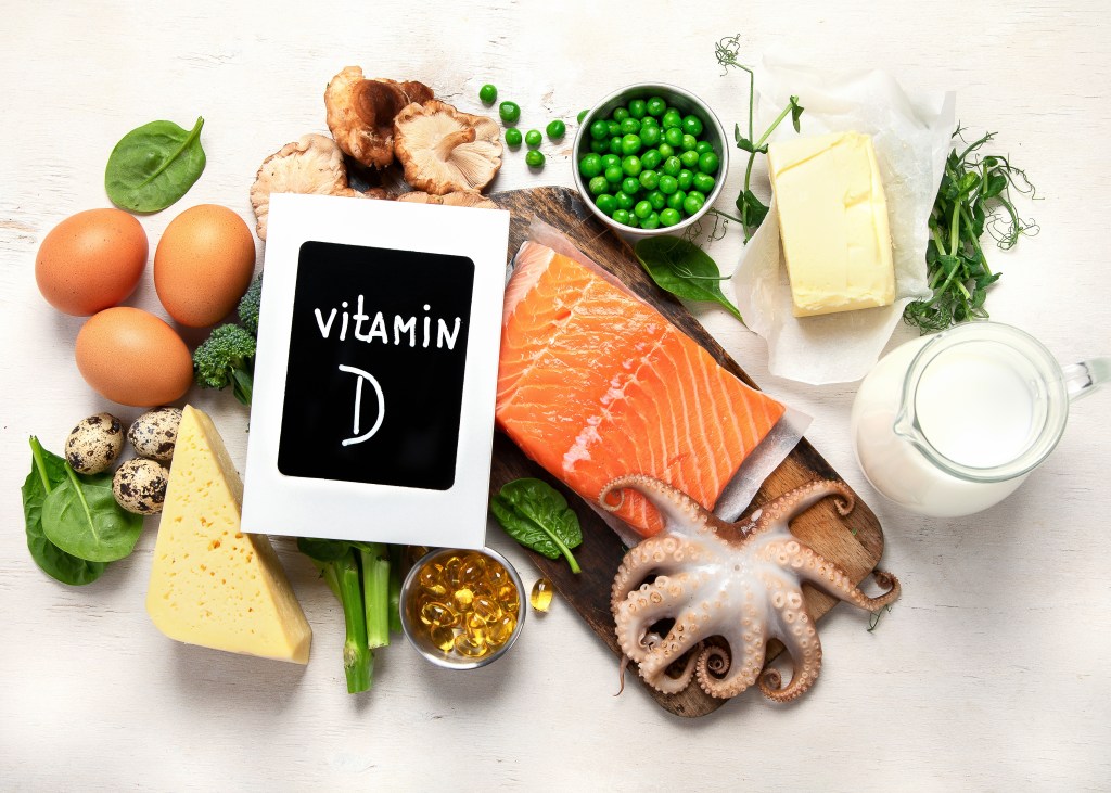 Dietary sources of vitamin D 