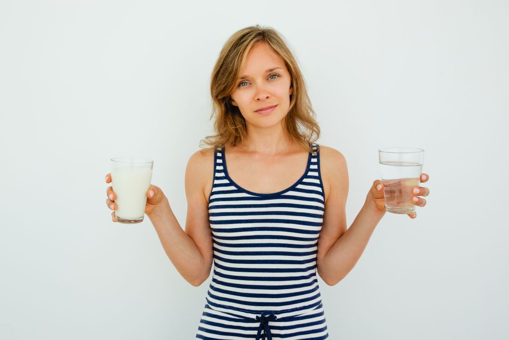 Coconut water or coconut milk