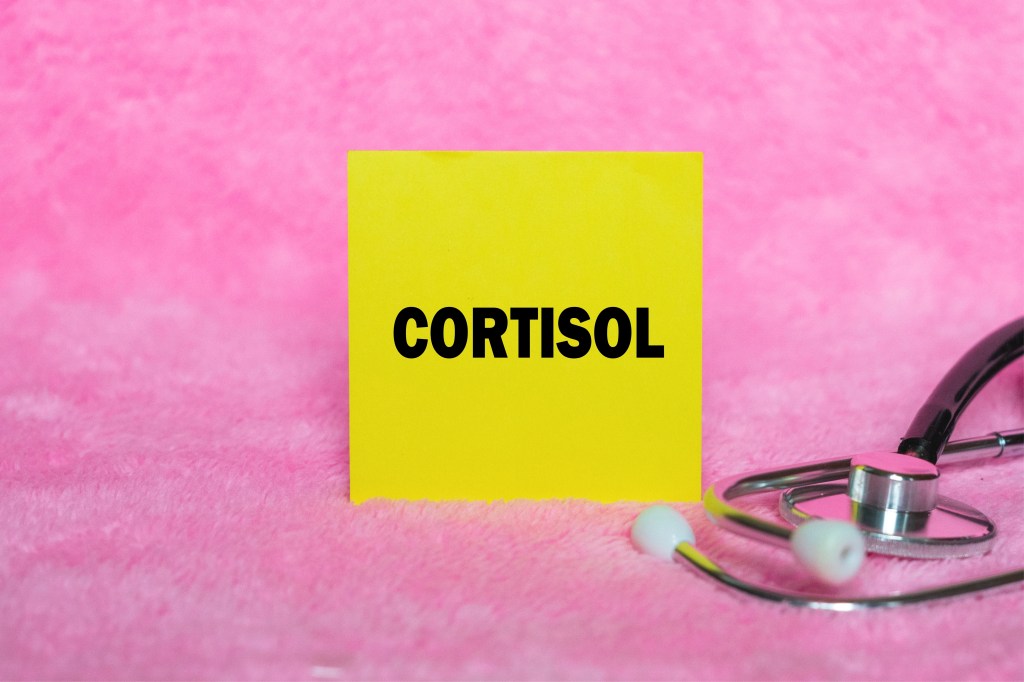 Cortisol written on blocks