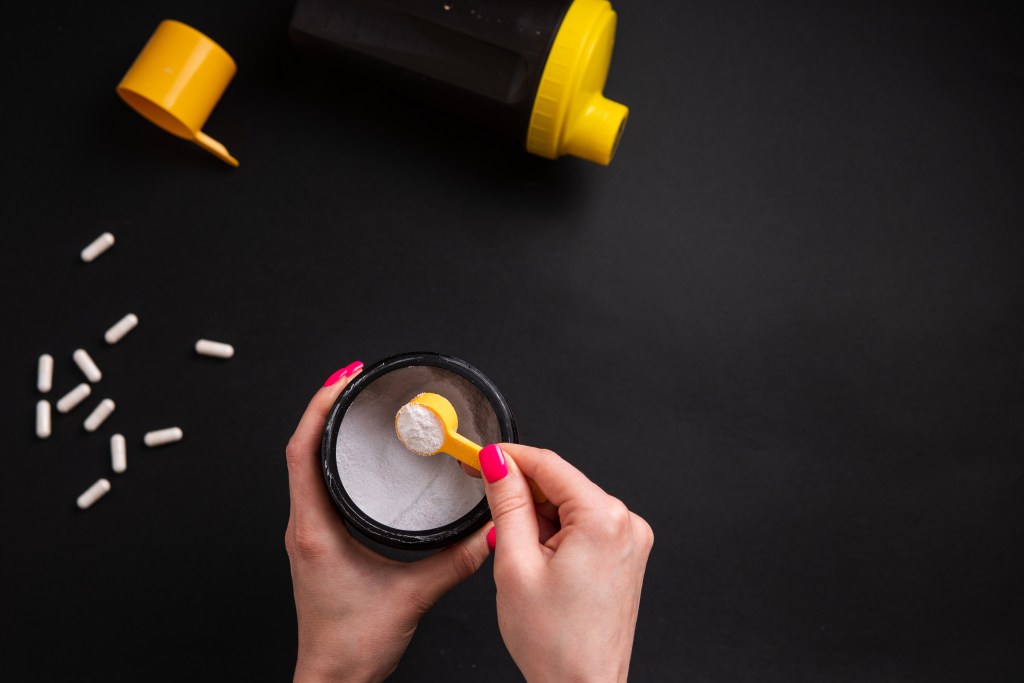 Creatine capsules