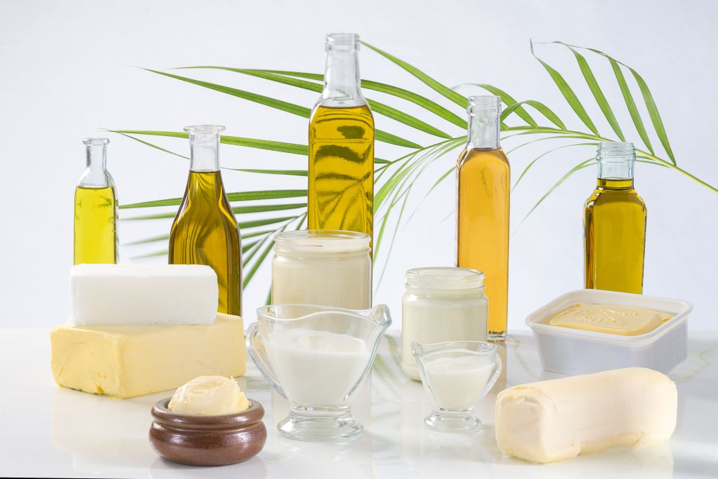 A variety of cooking fats