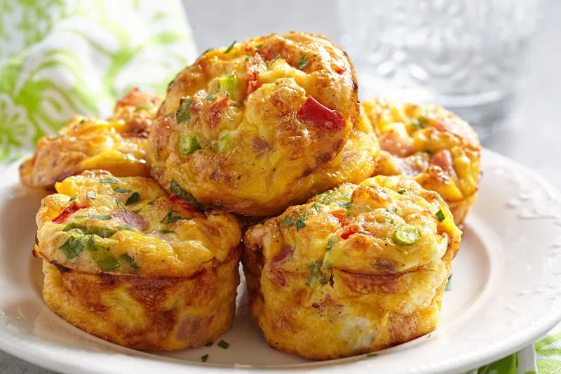 Egg ham muffin