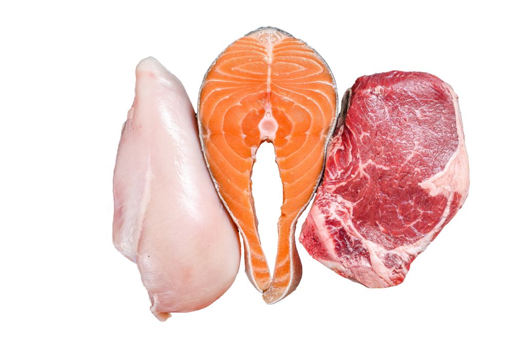 Raw proteins