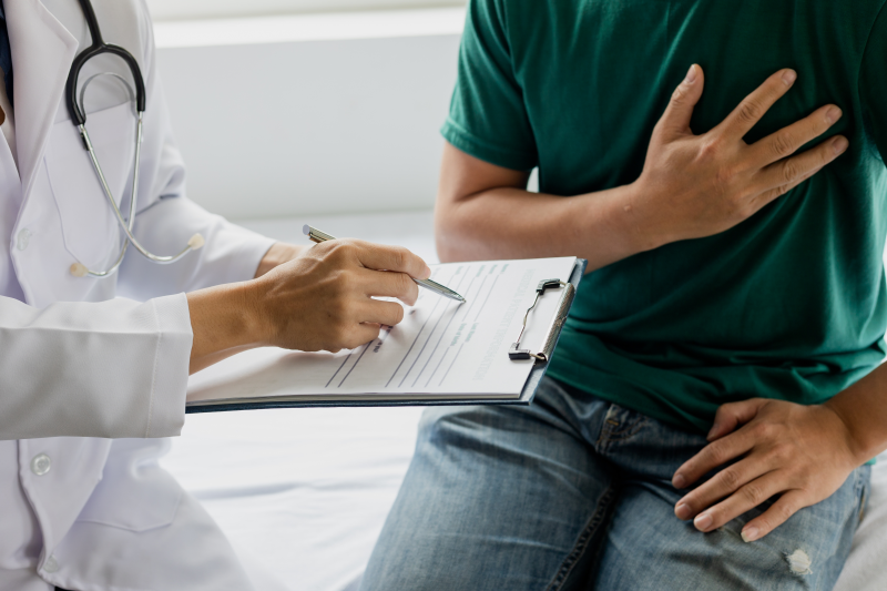 Doctor cardiovascular check-up
