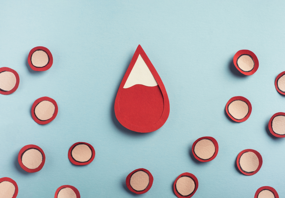 Iron-deficiency anemia concept