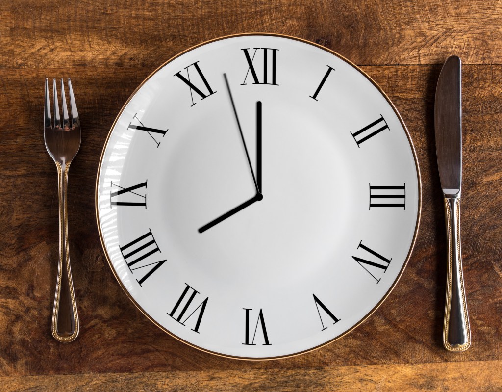 Intermittent fasting concept