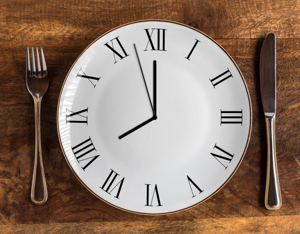 Intermittent fasting concept