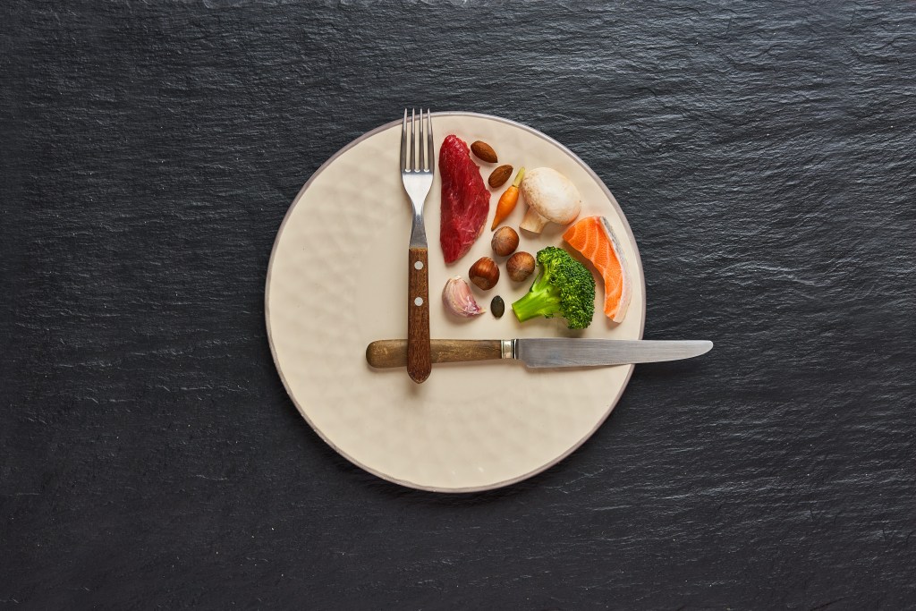 Intermittent fasting concept