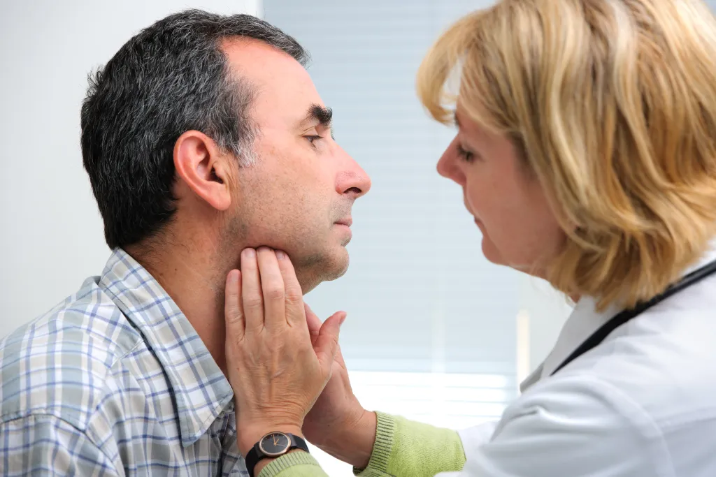 Thyroid exam