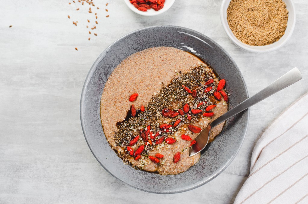 Flaxseed porridge