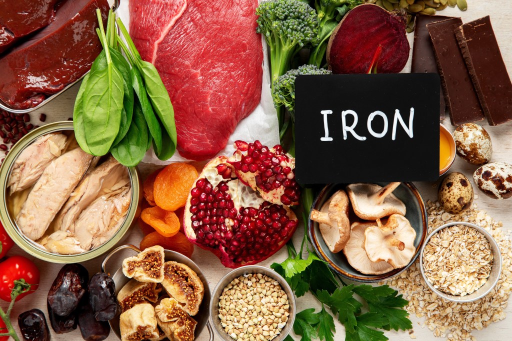 Iron-rich whole foods