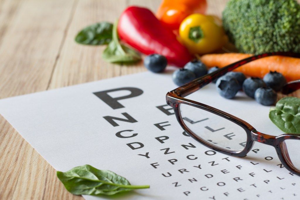 Foods high in eye vitamins