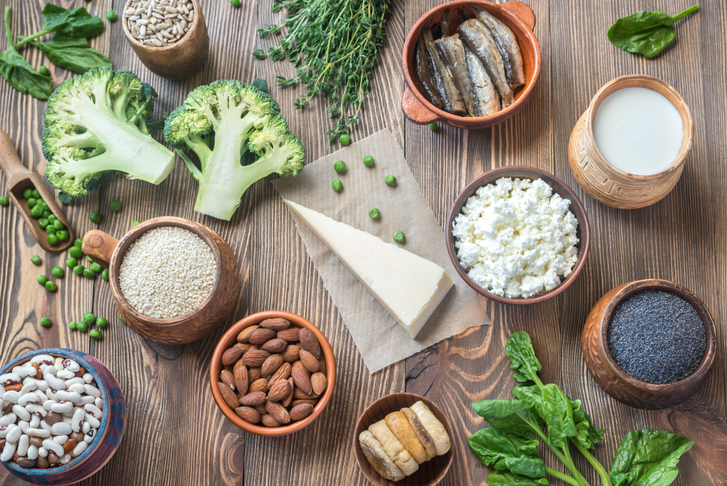 Calcium-rich whole foods