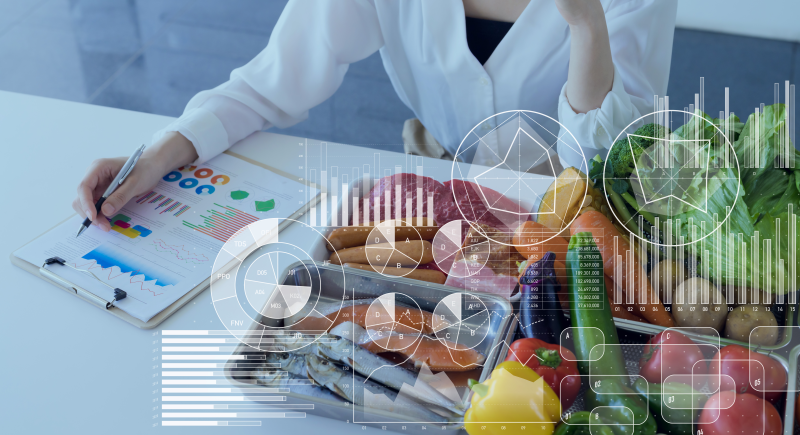 Nutrition science illustration