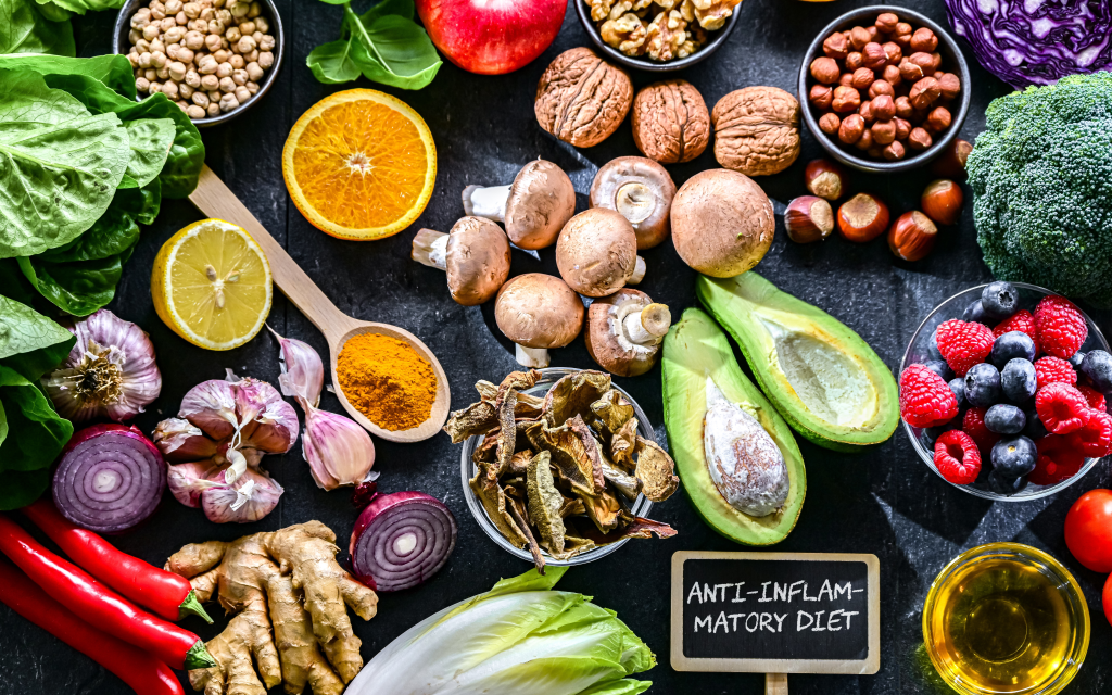 Anti-inflammatory diet concept