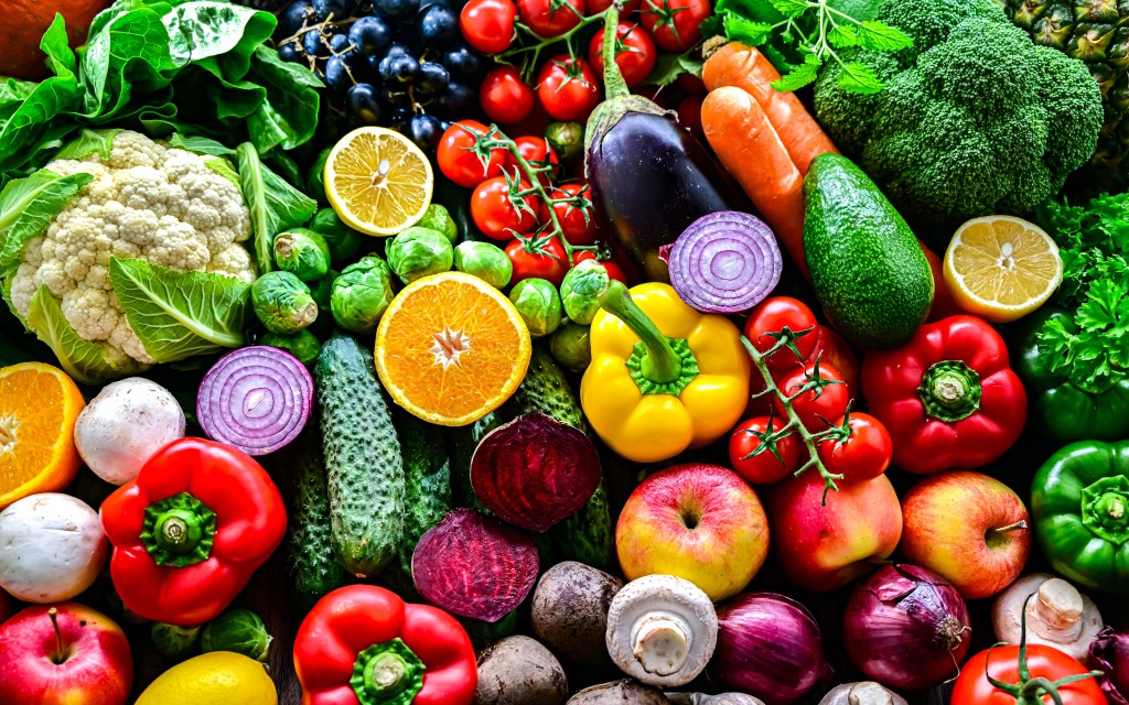 Fruits and vegetables&nbsp;