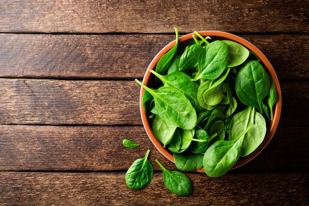 Spinach leaves