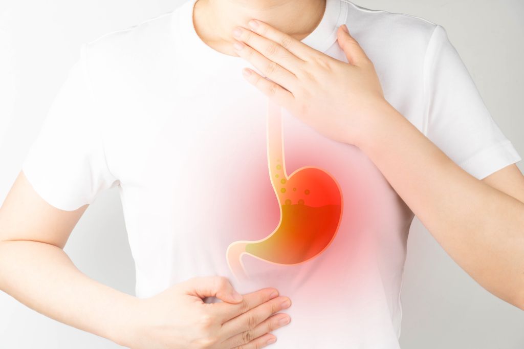 Man with gastrointestinal issues