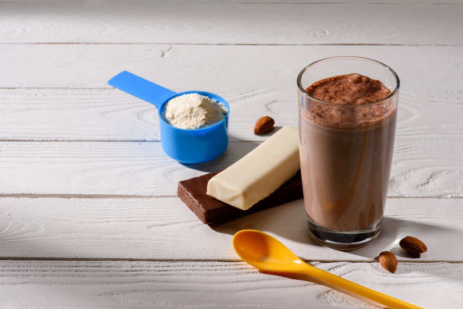 Protein powders and bars 