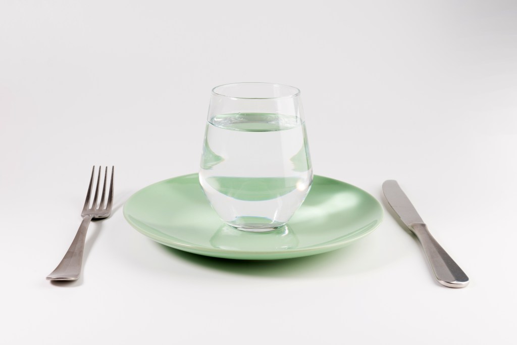 Water fasting concept