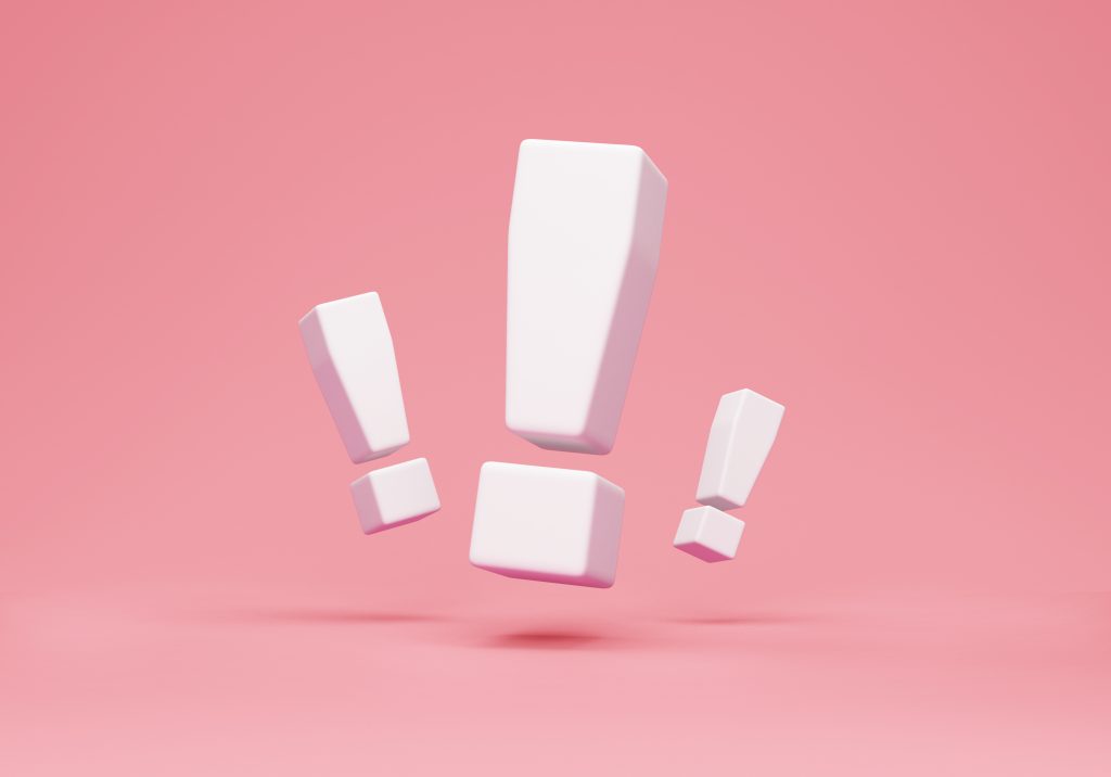 Exclamation marks