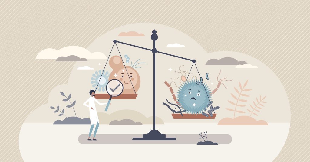Dysbiosis concept  