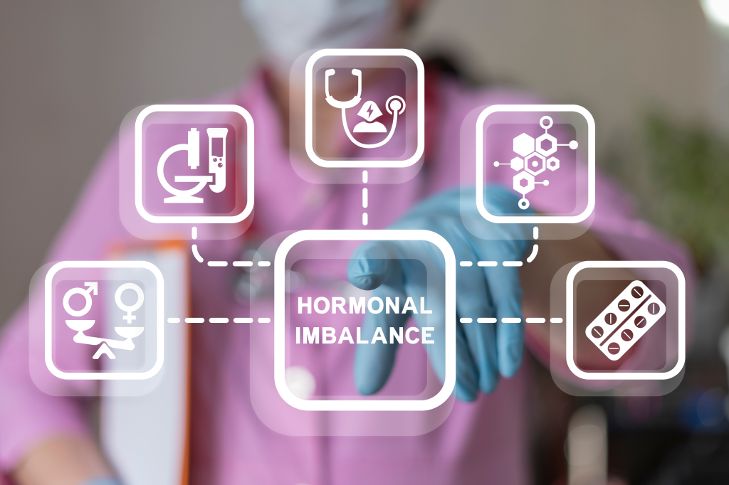 Hormone balance concept