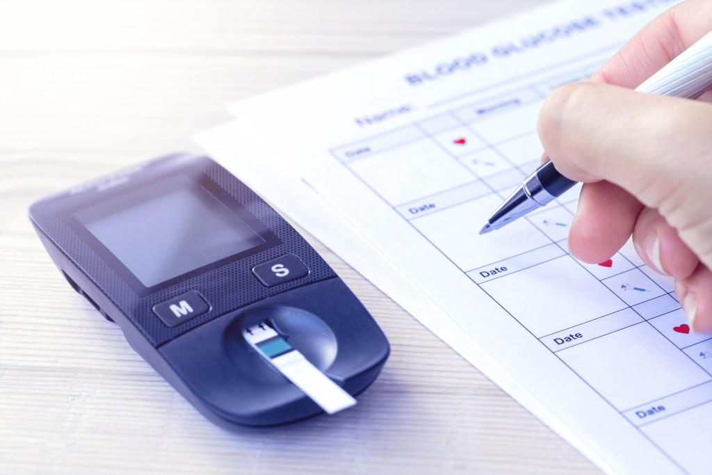 Measuring blood sugar level