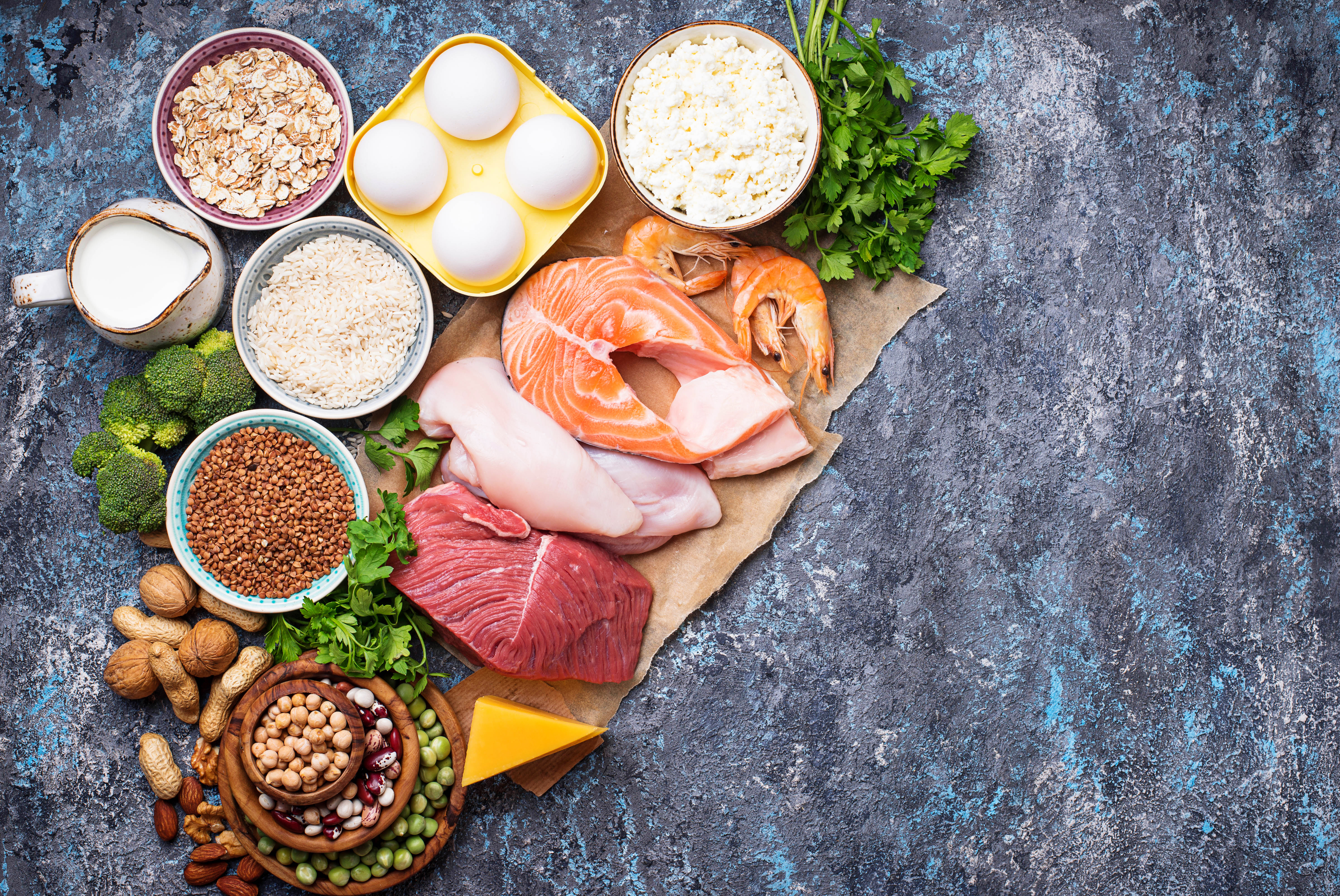 animal fats and plant protein 
