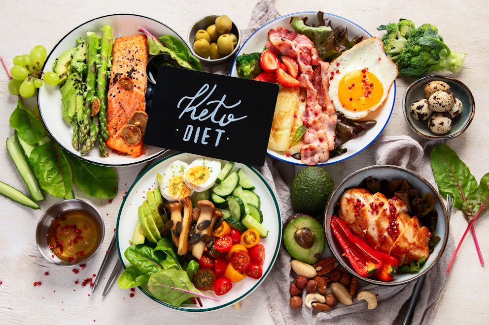 Keto diet concept