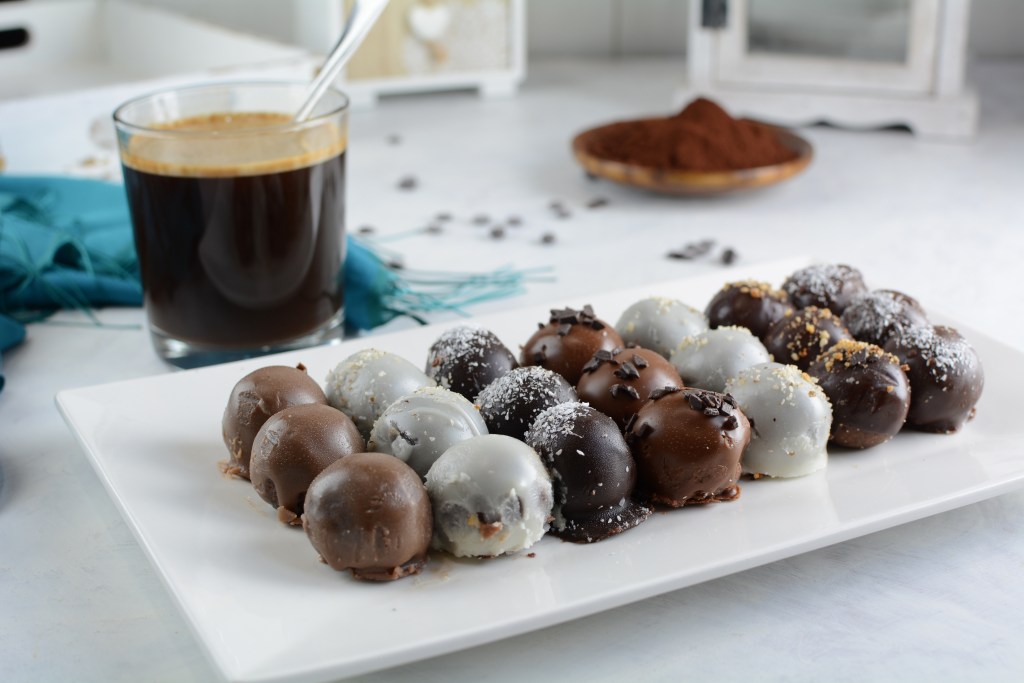 Coconut butter protein balls