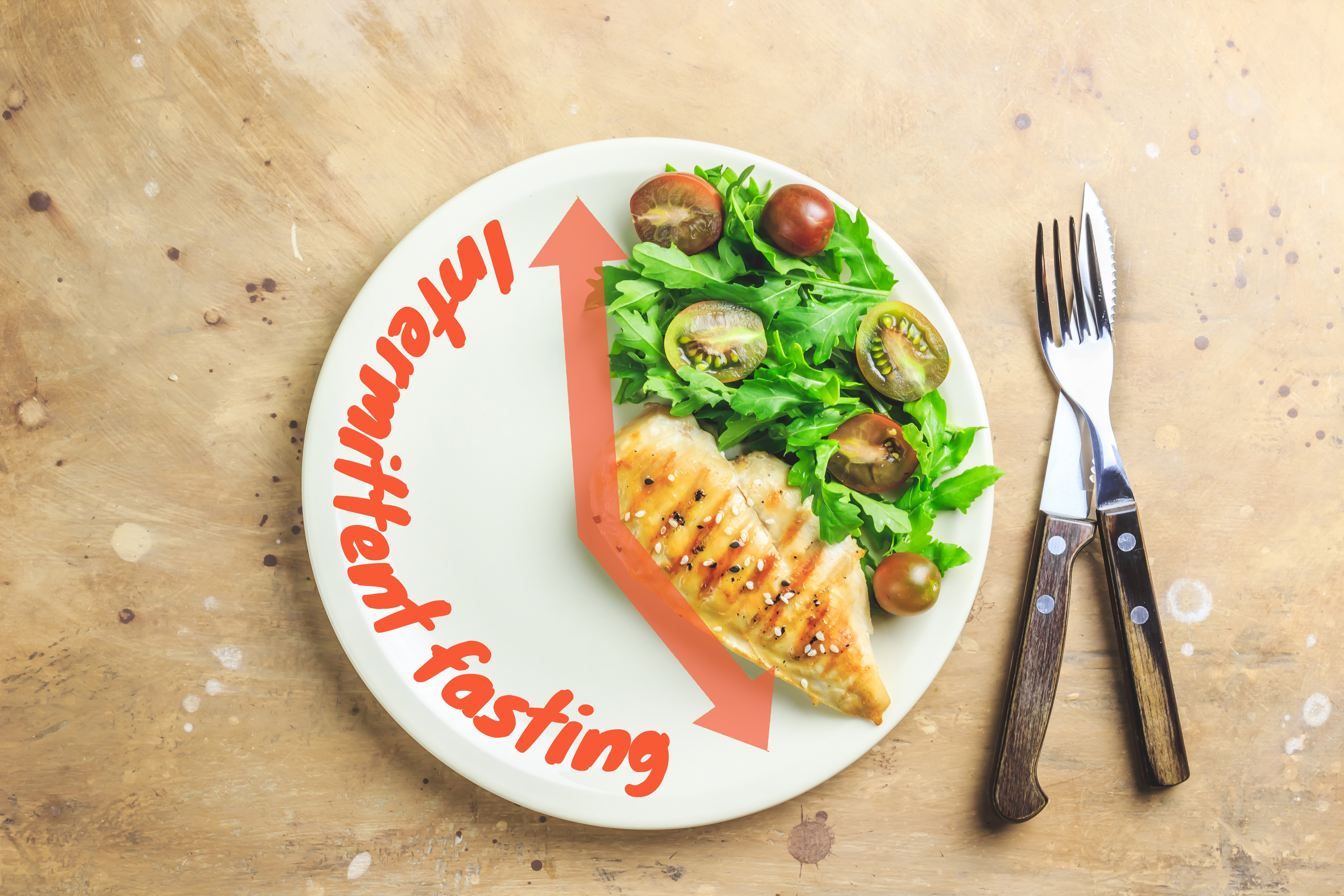 Intermittent fasting concept  