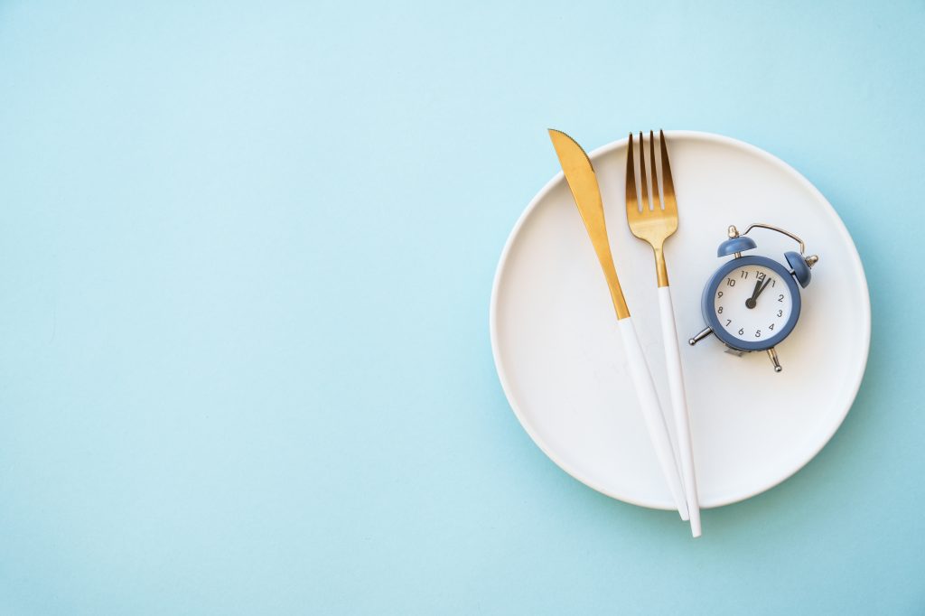 Intermittent fasting concept