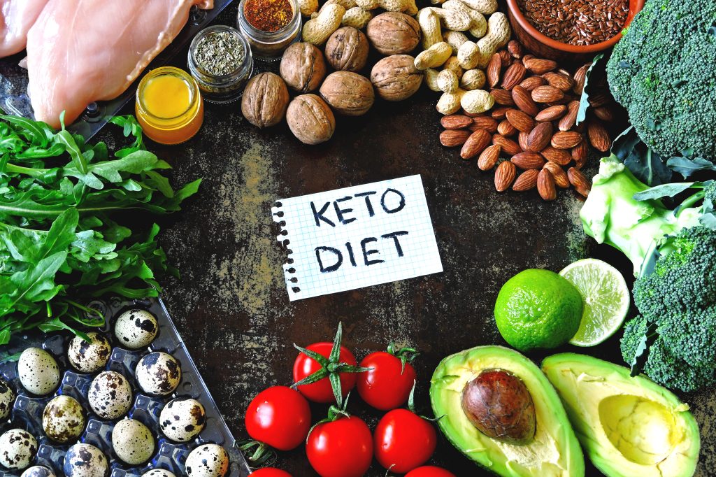 Ketogenic diet concept    