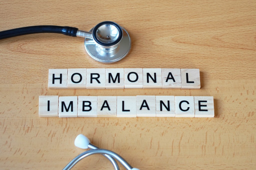Hormone balance concept
