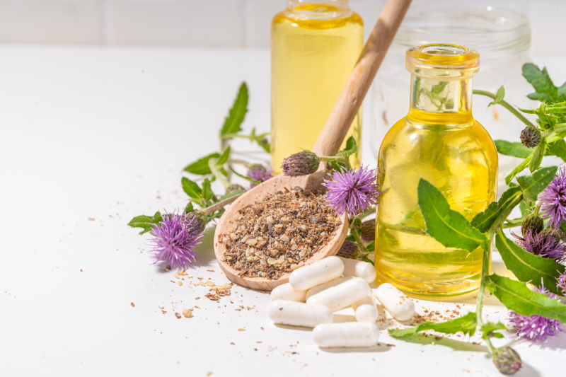 Milk thistle supplements