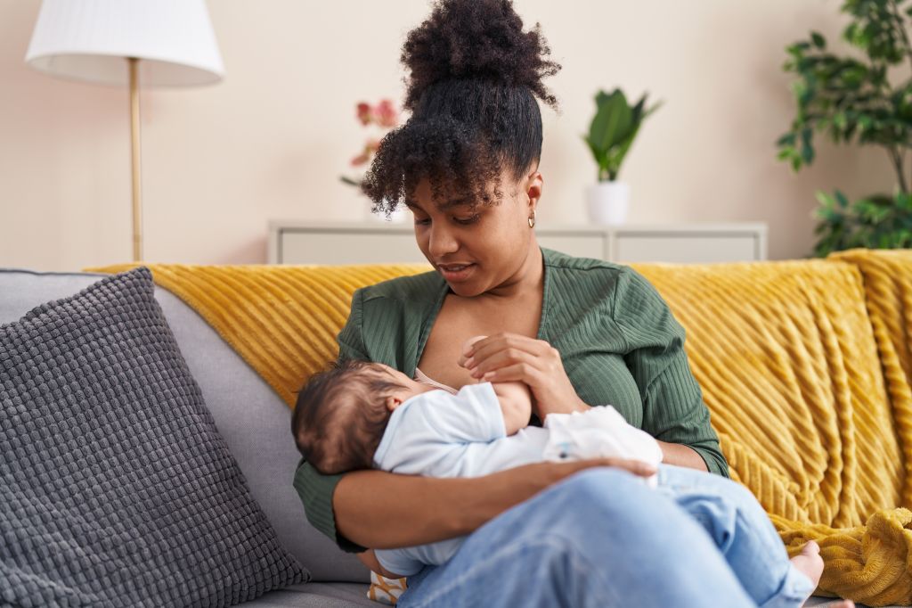 Breastfeeding mother  
