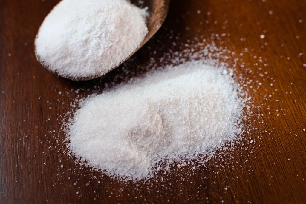sugar substitute on a spoon one of the reason for a Keto Poop