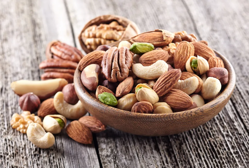 Nuts in bowl