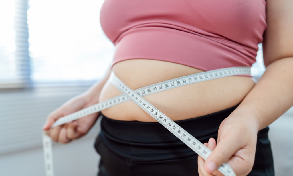 Overweight woman  