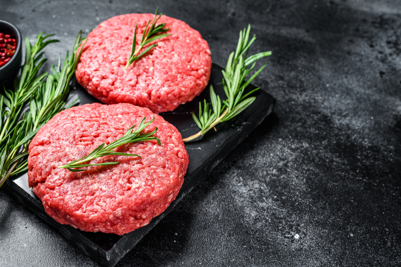Ground beef patties
