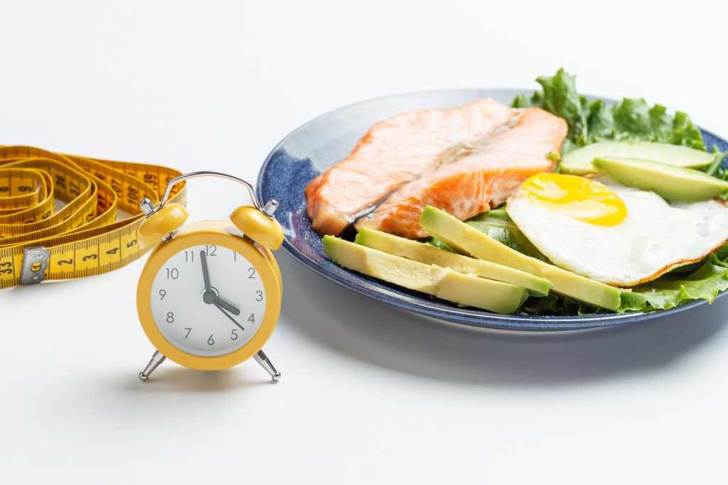 A healthy meal after fasting
