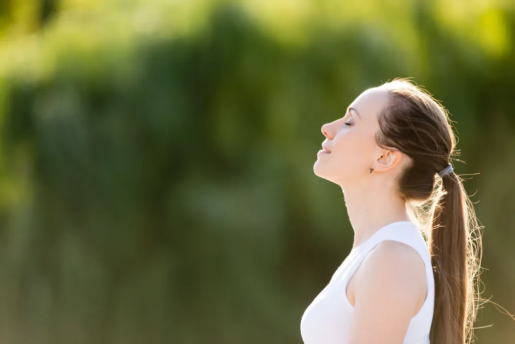 Woman in nature