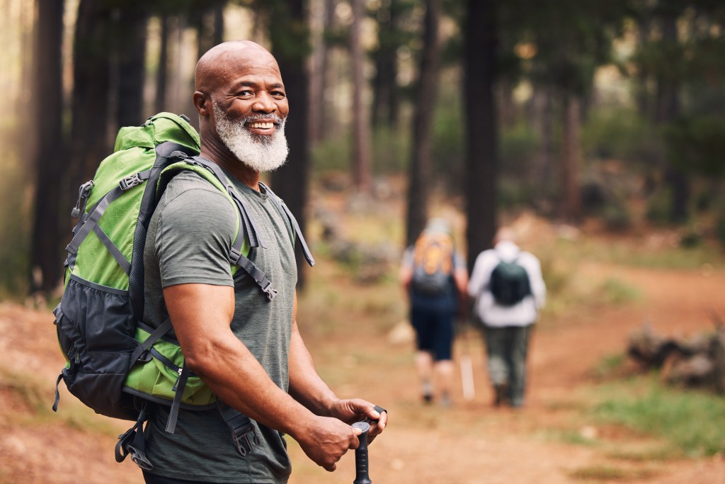 Man hiking