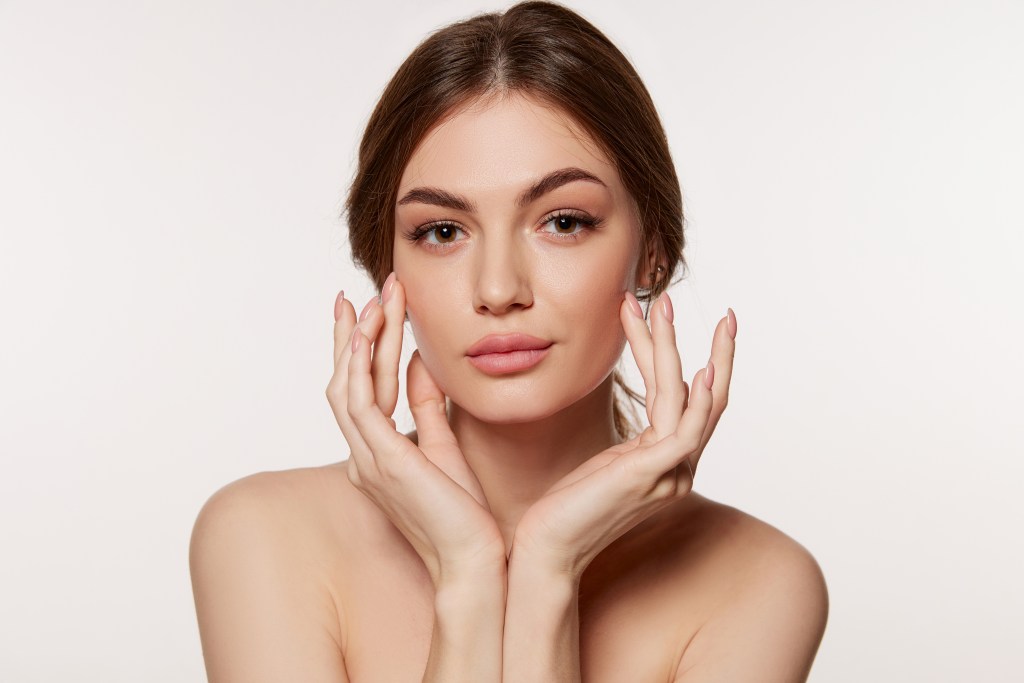 Woman with healthy skin