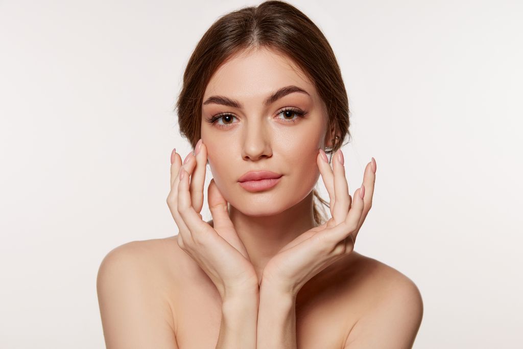 Woman with healthy skin