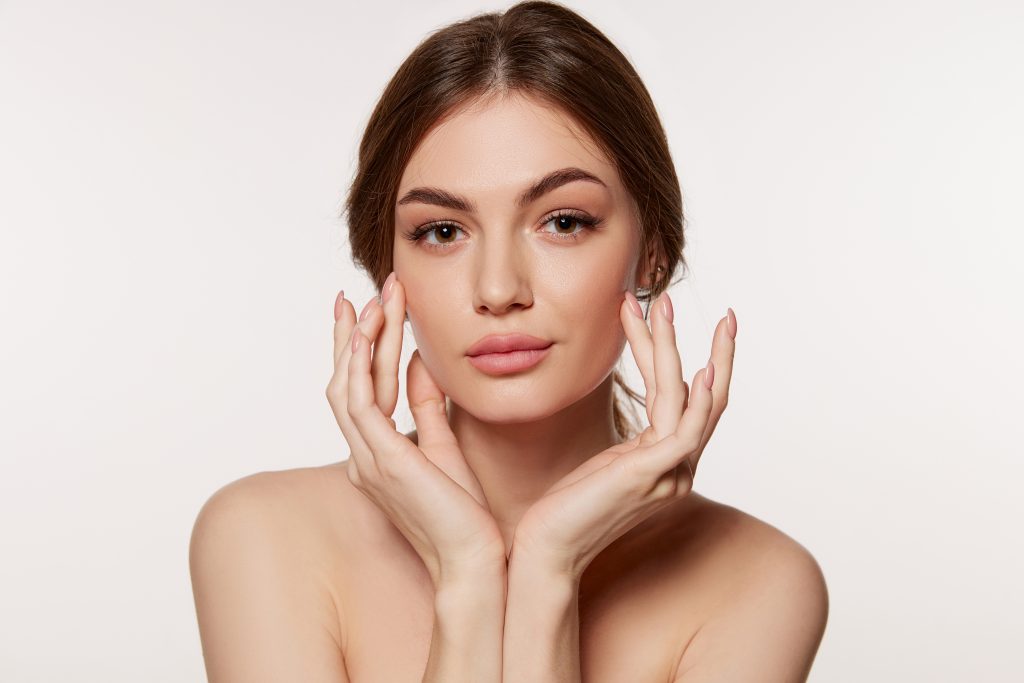 Woman with healthy skin
