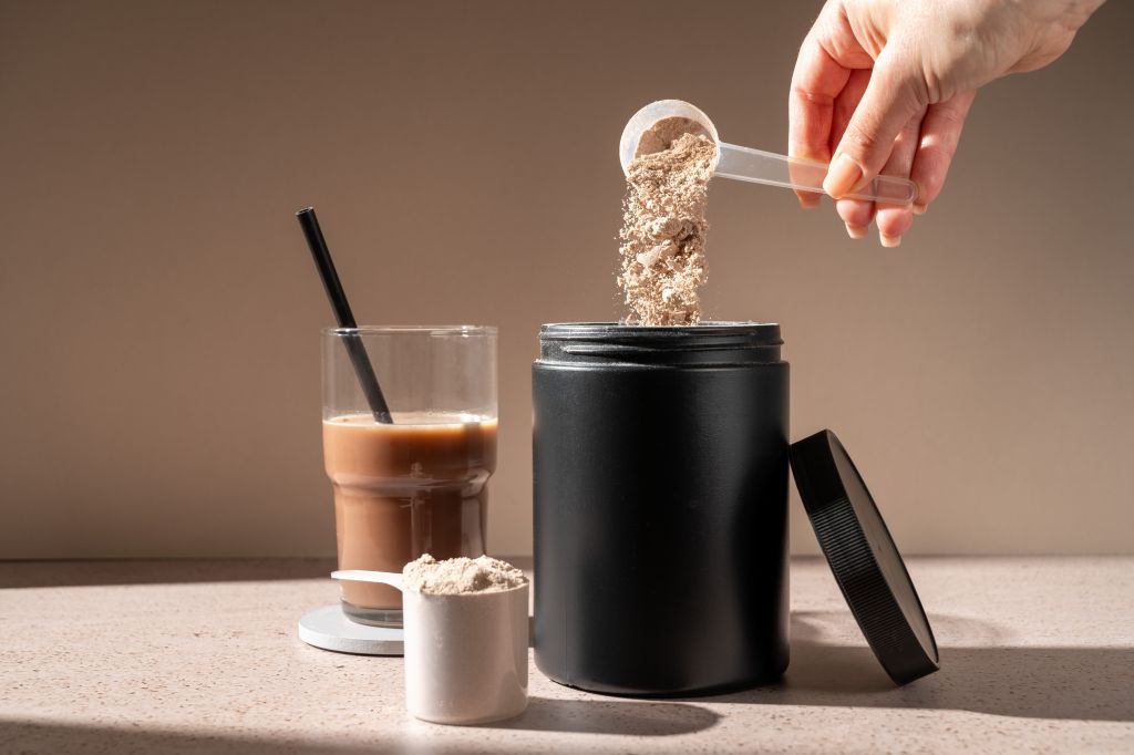 Chocolate protein powder