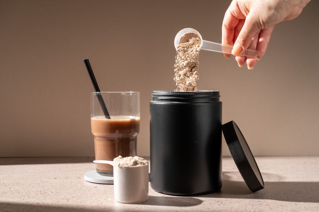 Chocolate protein powder