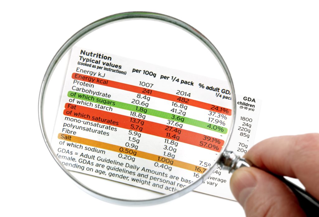 Food label